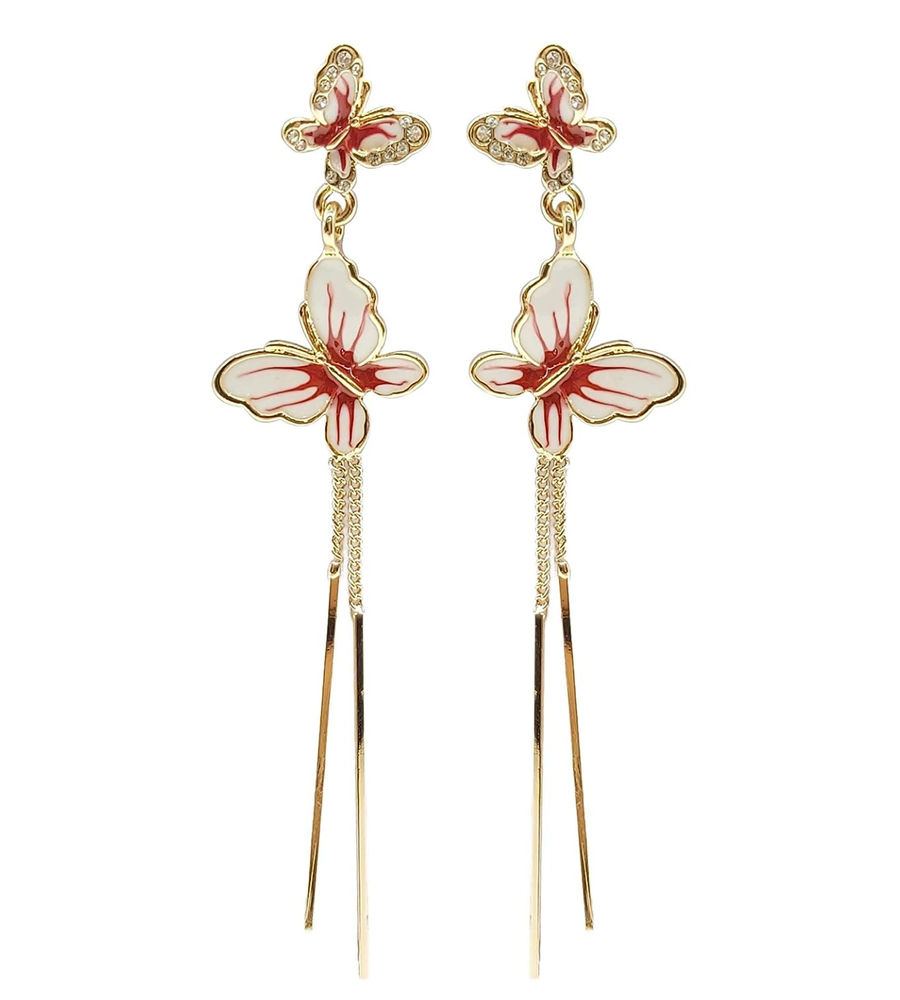 YouBella Jewellery Earings Butterfly Earrings for Girls and Women (Style 4)