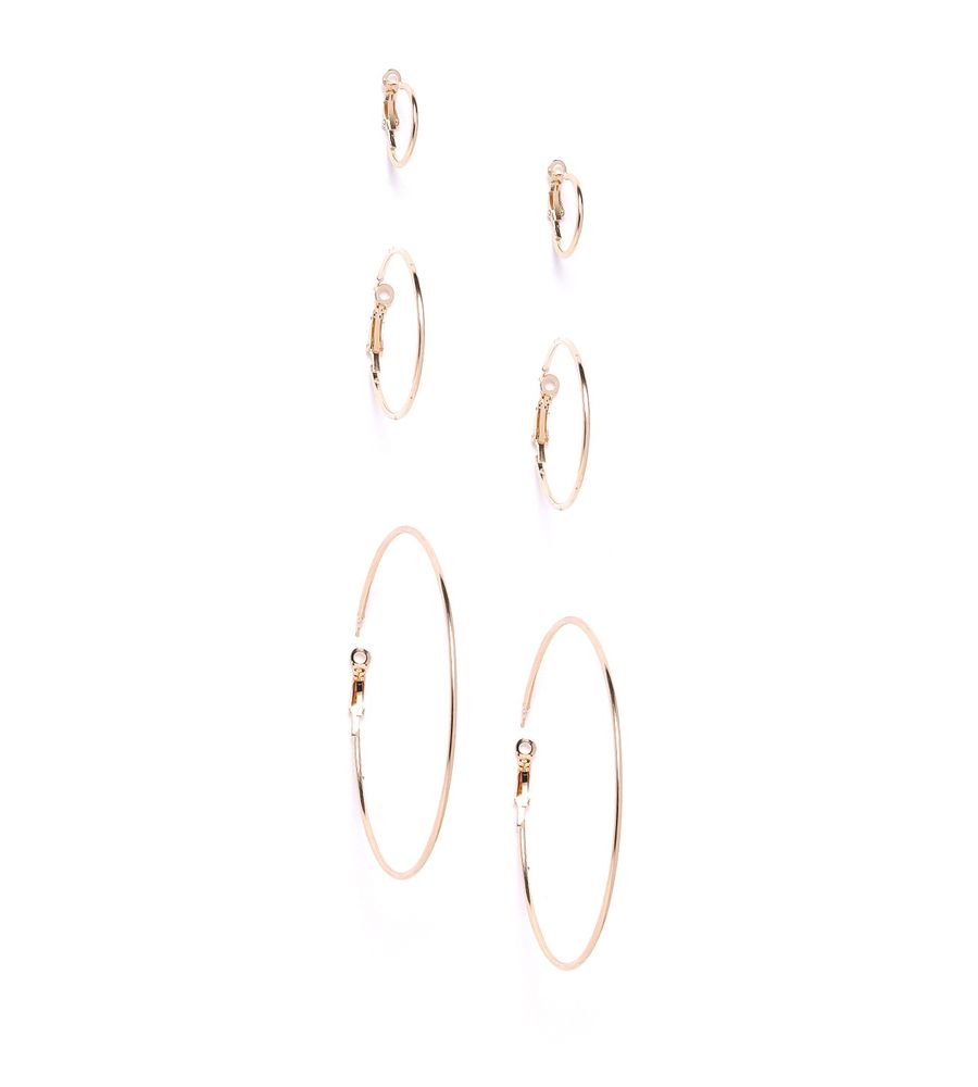 YouBella Jewellery Ear rings for women Combo of 24 Hoop Earrings for Girls and Women (Combo)