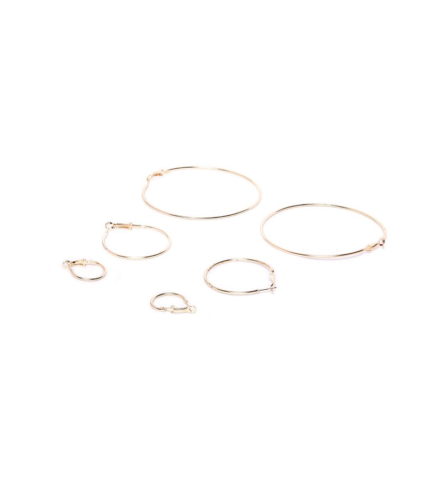 YouBella Jewellery Ear rings for women Combo of 24 Hoop Earrings for Girls and Women (Combo)