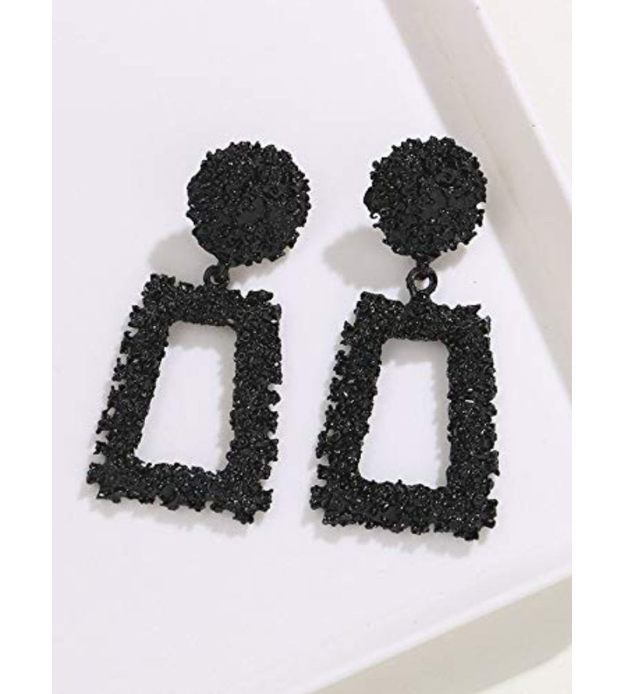 YouBella Jewellery Celebrity Inspired Handmade Earrings for Girls and Women (Black)