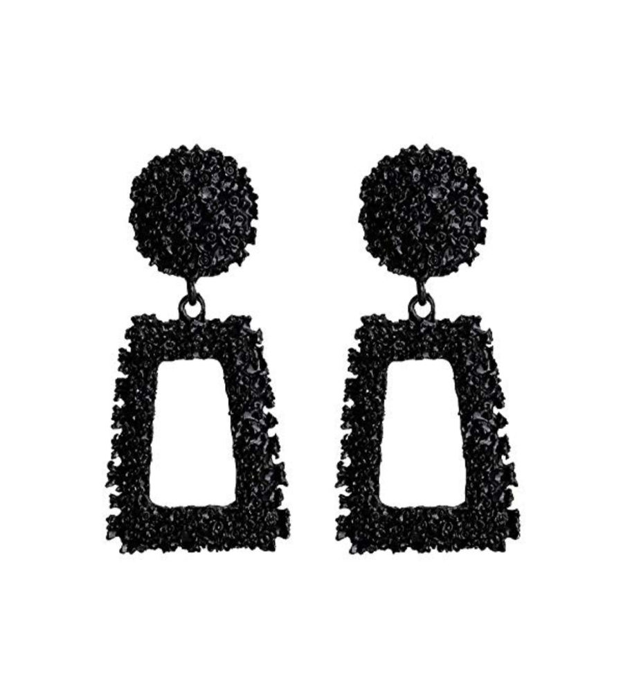 YouBella Jewellery Celebrity Inspired Handmade Earrings for Girls and Women (Black)