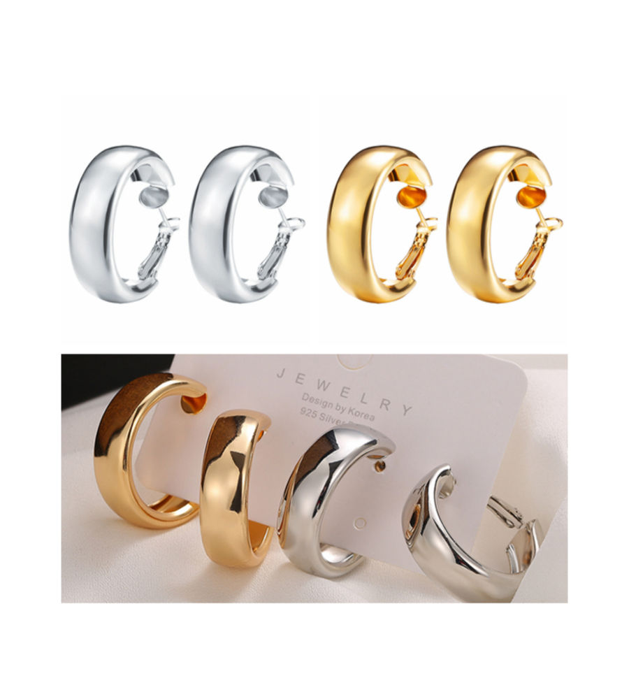 YouBella Jewellery Celebrity Inspired Earrings for women Hoop Earrings for Girls and Women (Combo)