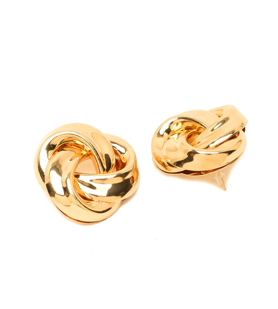 YouBella Fashion Jewellery Gold Plated Combo of 7 Pair of Stud Earrings for Girls and Women (Gold) (YBEAR_33135)