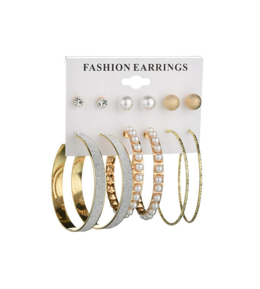 YouBella Fashion Jewellery Gold Plated Ear rings Combo of Earrings for Girls and Women (Style 3)