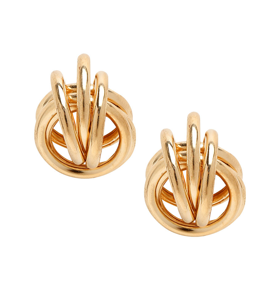 YouBella Jewellery Celebrity Inspired Gold Plated Stud Tops Earrings for Girls and Women (Style 7)