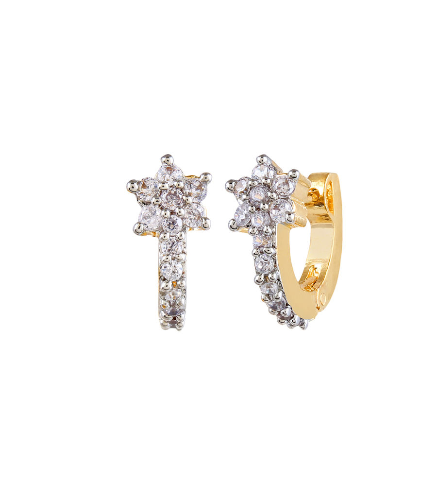 YouBella Combo of Trendy American Diamond Earrings