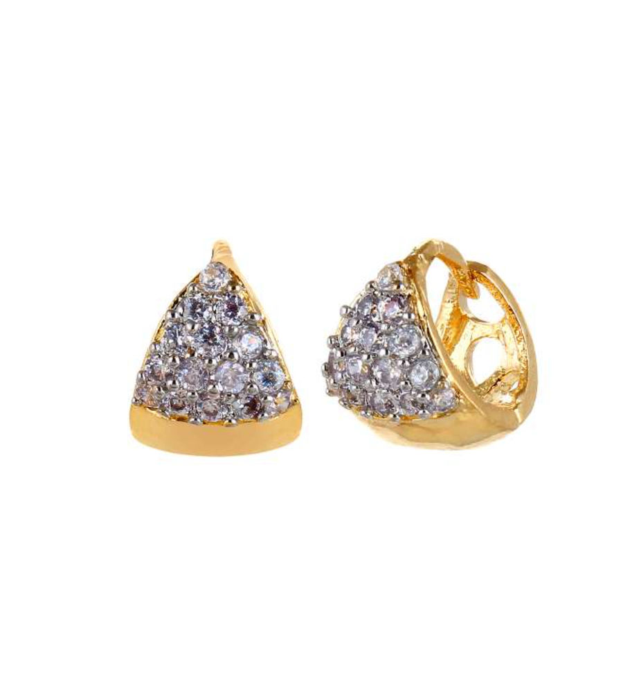 YouBella Combo of Trendy American Diamond Earrings