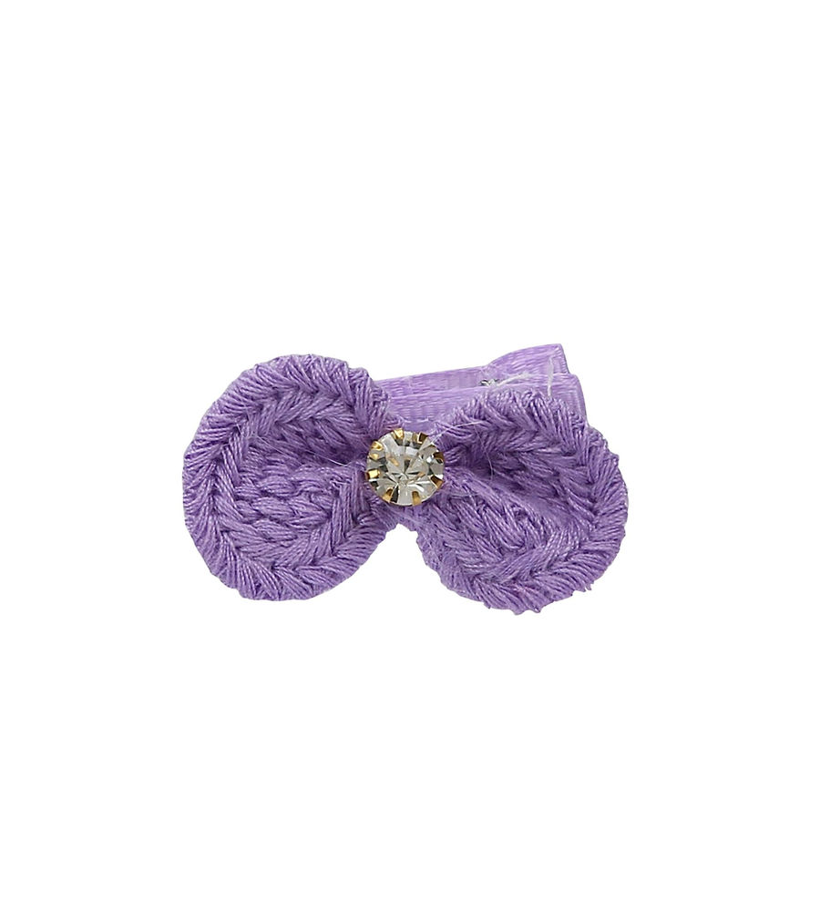 YouBella Hair Jewellery Clip Set for Baby Band for Girls (Pack of 18) (Purple)