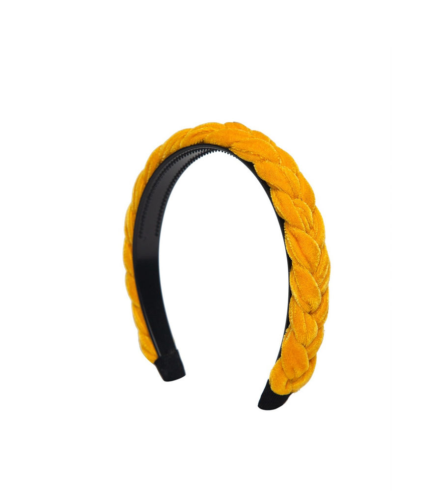 YouBella Yellow Layered Hairband