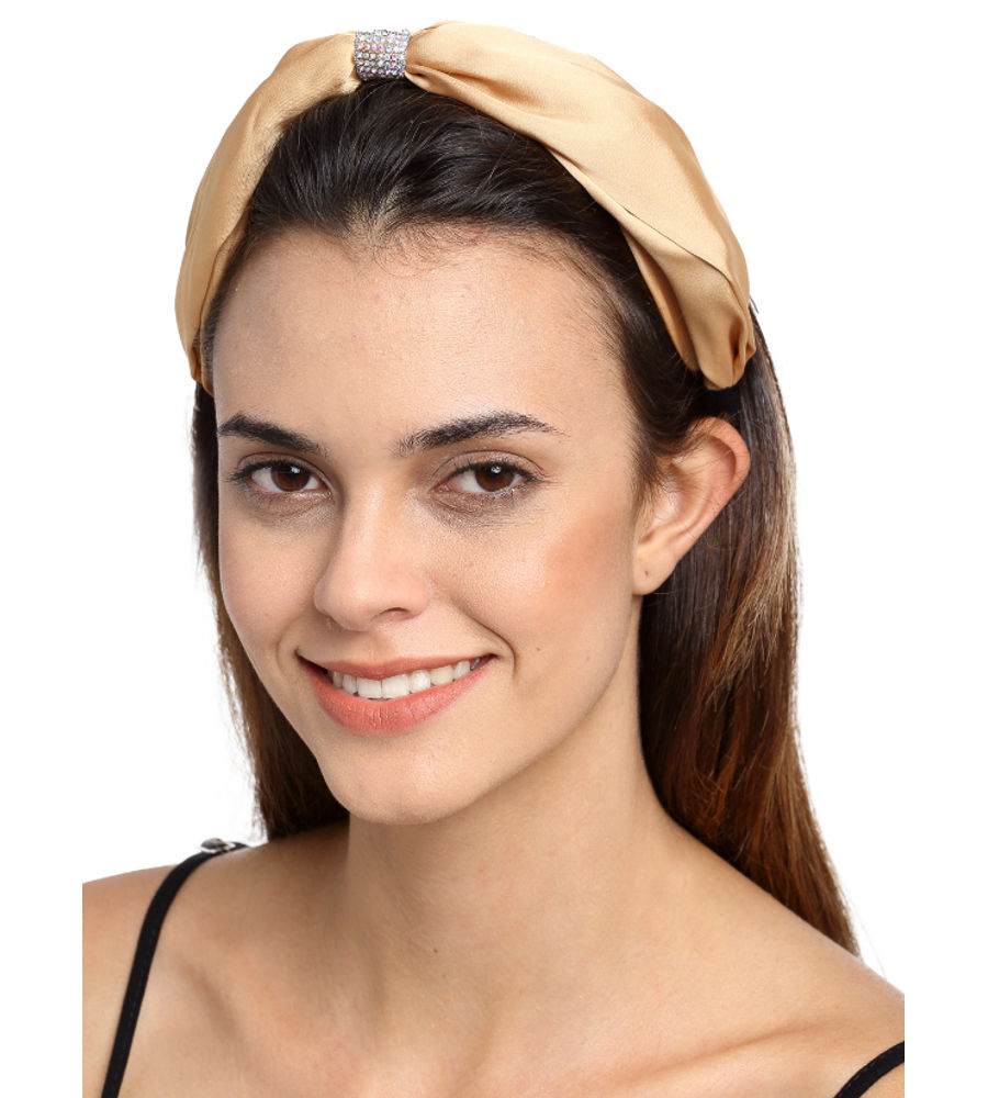 YouBella Brown Bow Style Hairband