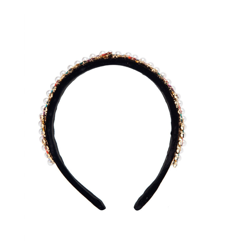 YouBella Black Embellished Hairband