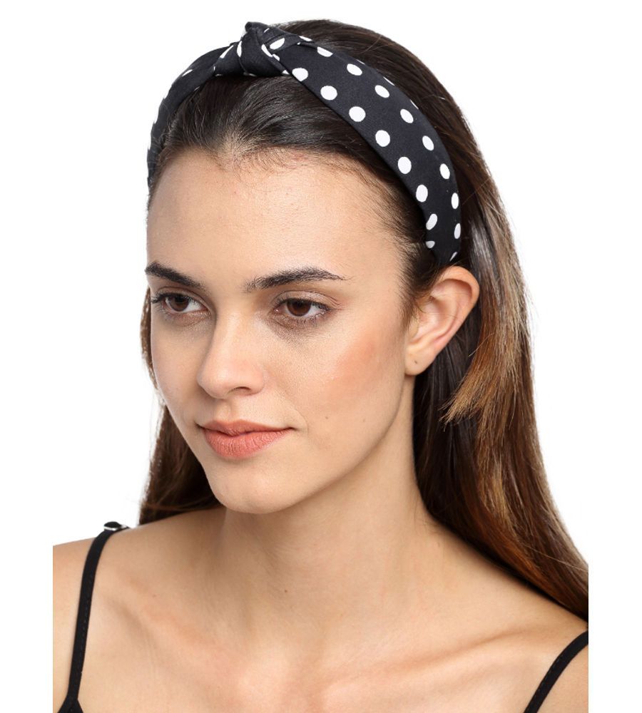 YouBella Black Printed Hairband