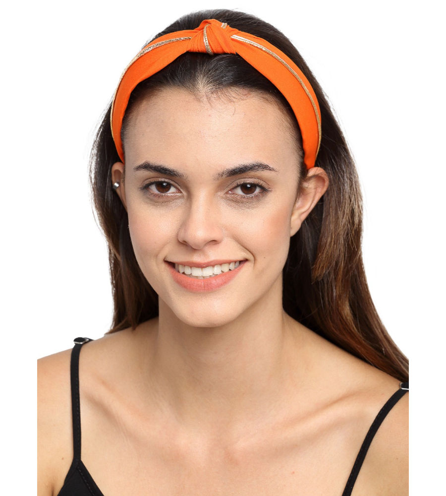 YouBella Orange Hairband