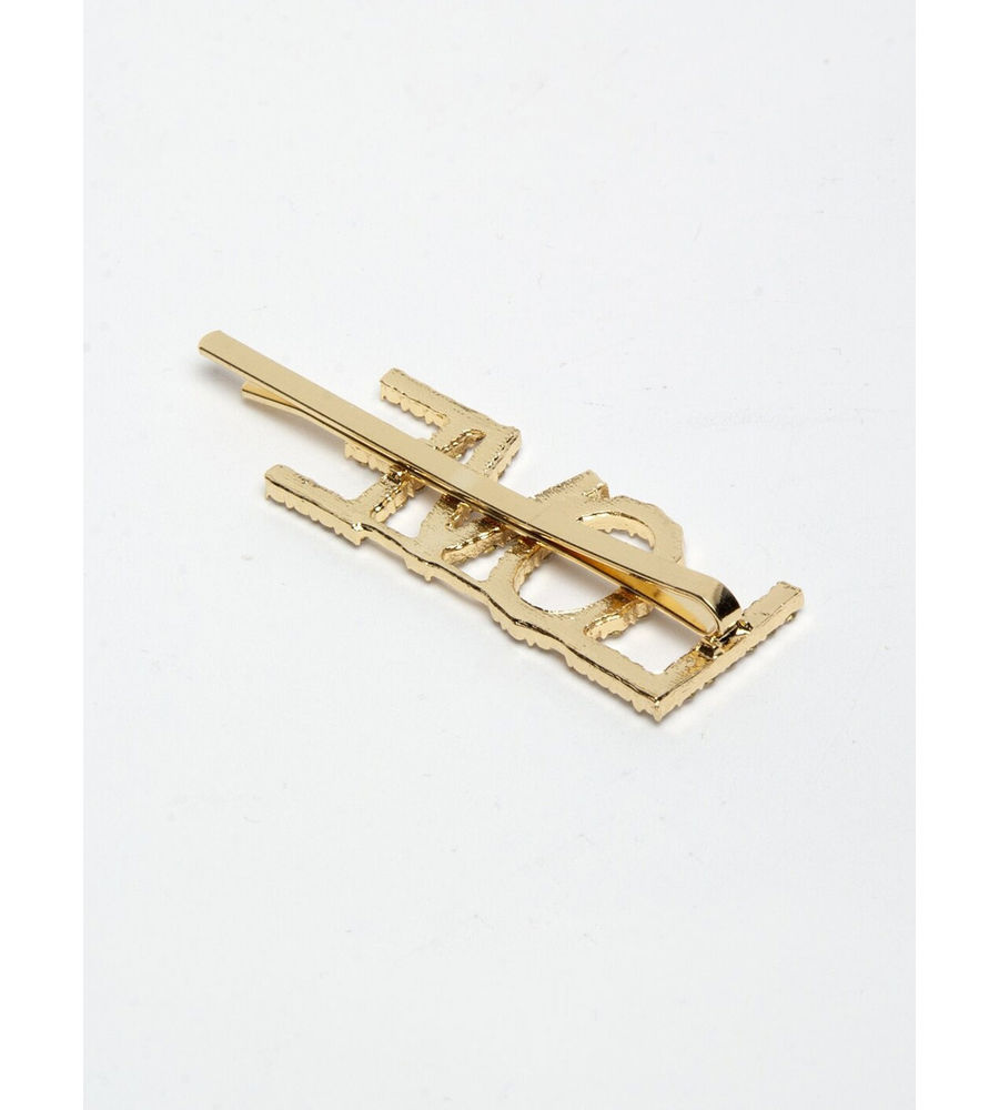 YouBella Gold-Toned & White Set of 2 Embellished Bobby Pins