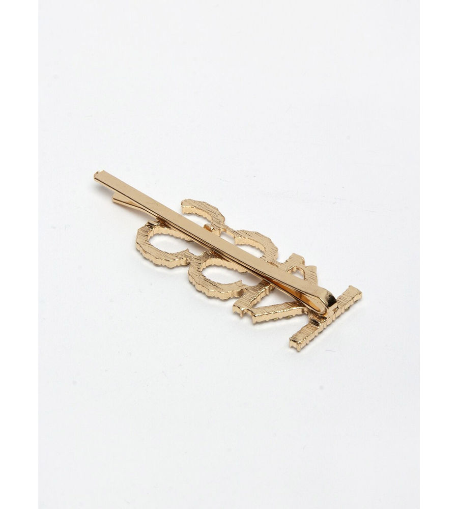 YouBella Set of 2 Gold-Toned & White Embellished Bobby Pins