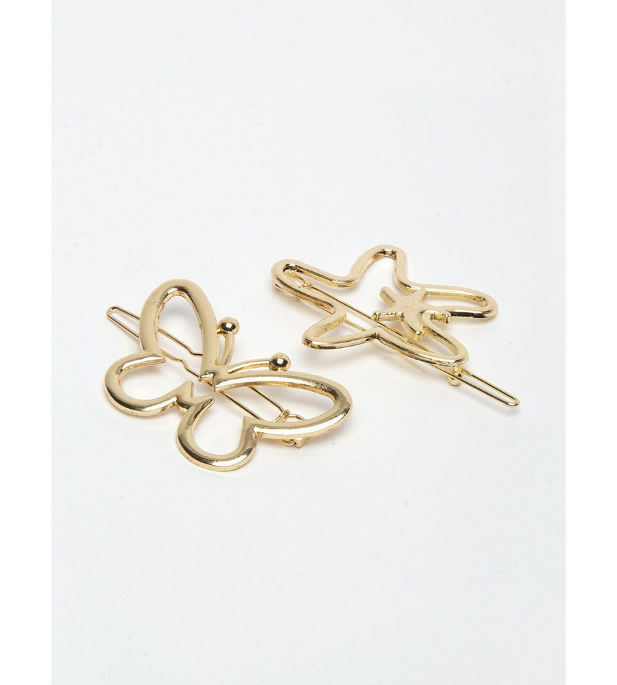 YouBella Set of 3 Gold-Toned Bobby Pins