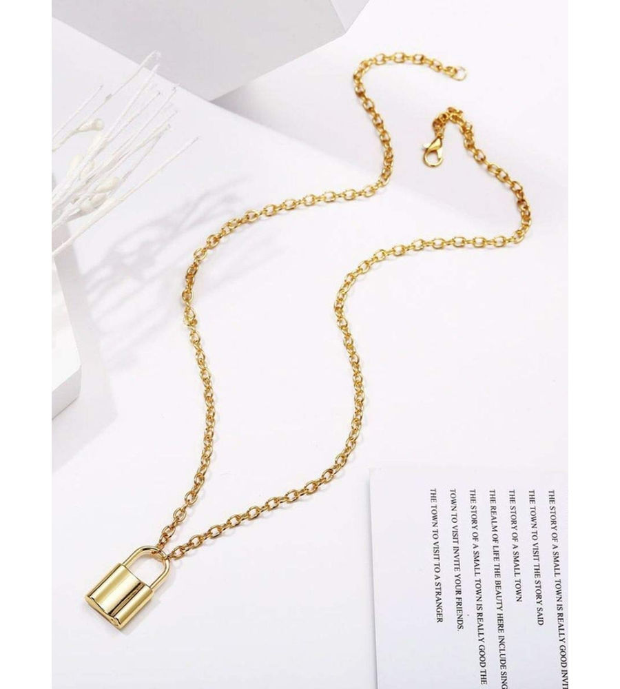 YouBella Jewellery for Women Stylish Pendant Necklace for Women & Girls (Gold) (YBNK_5807)