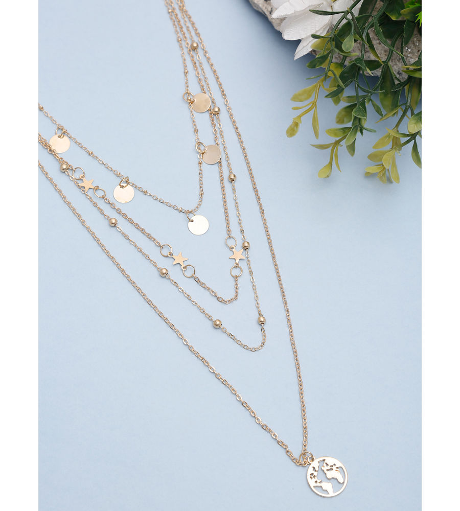 YouBella Jewellery for Women Stylish Pendant Necklace for Women & Girls (Gold) (YBNK_5820)