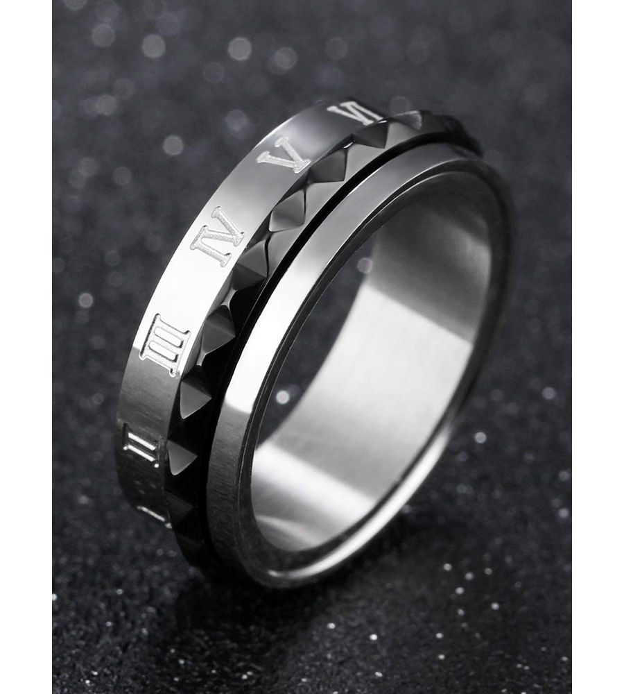 Valentine Gifts for Girlfriend/Wife : YouBella Jewellery 100% Stainless Steel Never Fading Couple Rings for Girls/Women/Boys/Men