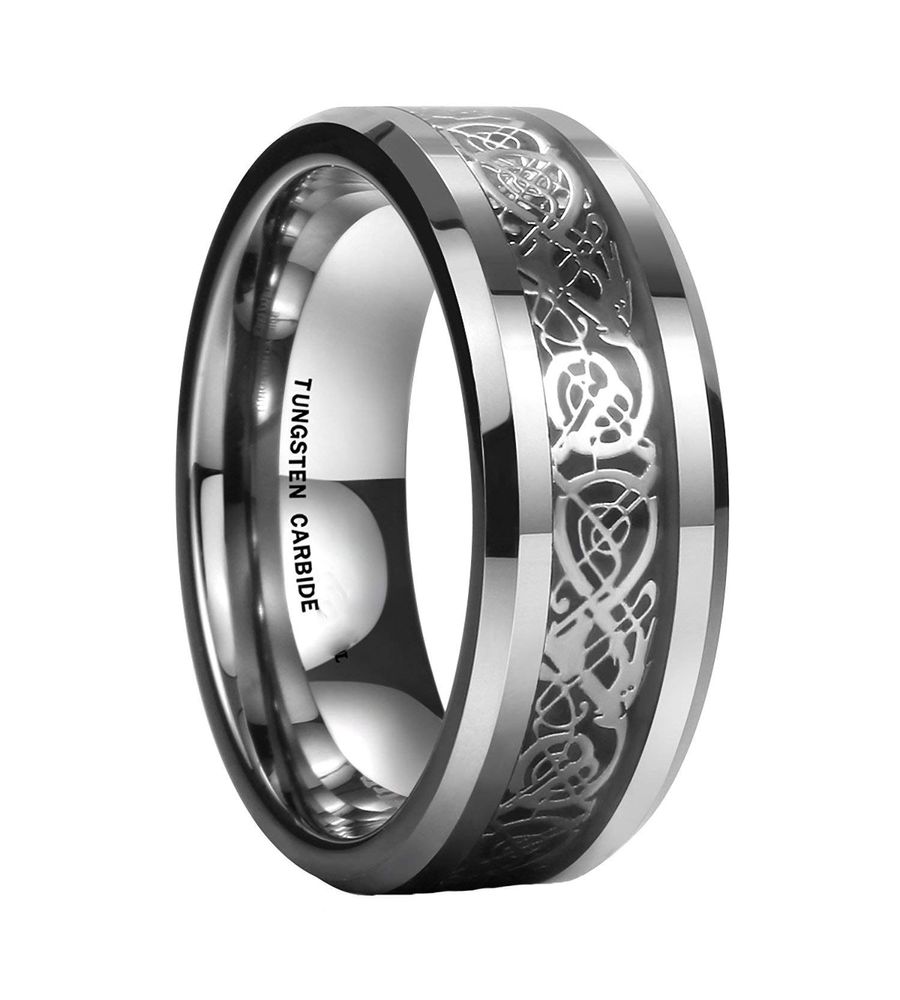 YouBella Boys/Men's Silver Plated Stainless Steel Ring Jewellery Combo (Style 2)