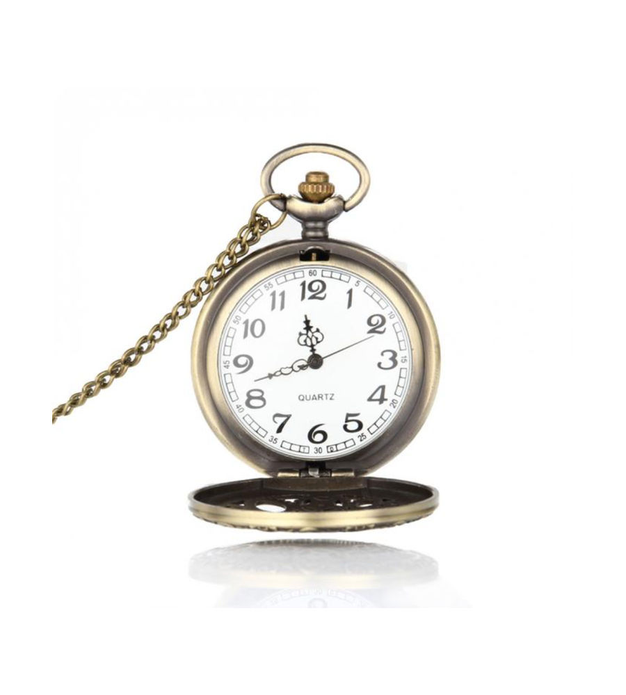 YouBella Pocket Watch Pendant with Chain for Husband Unique Memorable Gift Dual Purpose Stainless Steel Clock for Men (YBWATCH_0034)