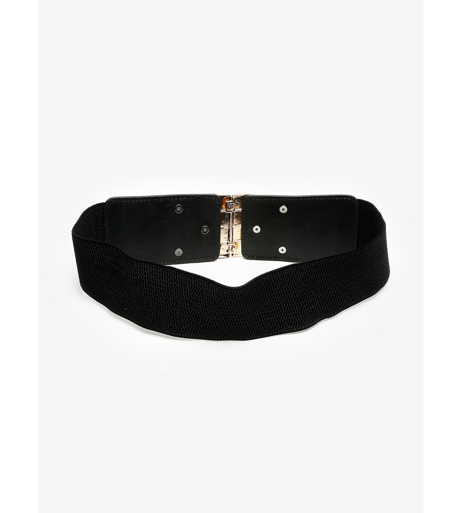 YouBella Jewellery Celebrity Inspired Adjustable Kamarband Waist Belt for Women/Girls (YB_Belt_11) (Black), Large