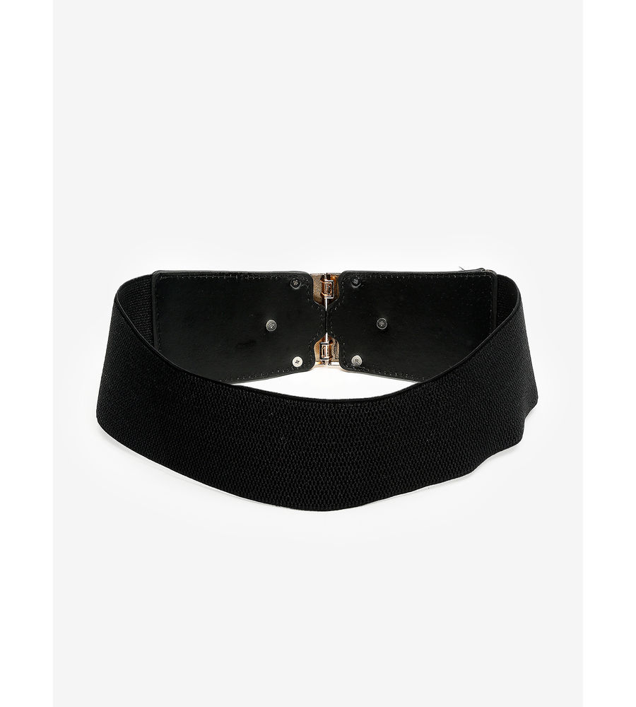 YouBella Jewellery Celebrity Inspired Adjustable Kamarband Waist Belt for Women/Girls (YB_Belt_12) (Black), Large