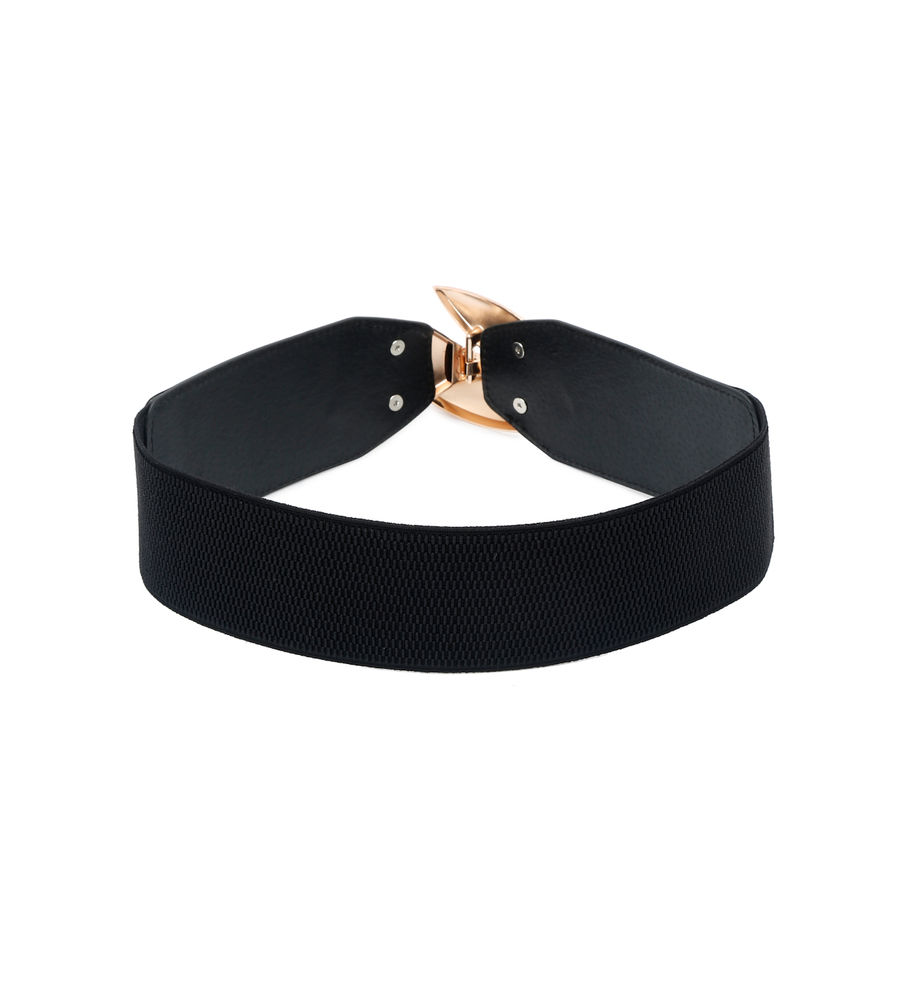 YouBella Jewellery Celebrity Inspired Adjustable Kamarband Waist Belt for Women/Girls (Black) (YB_Belt_87)