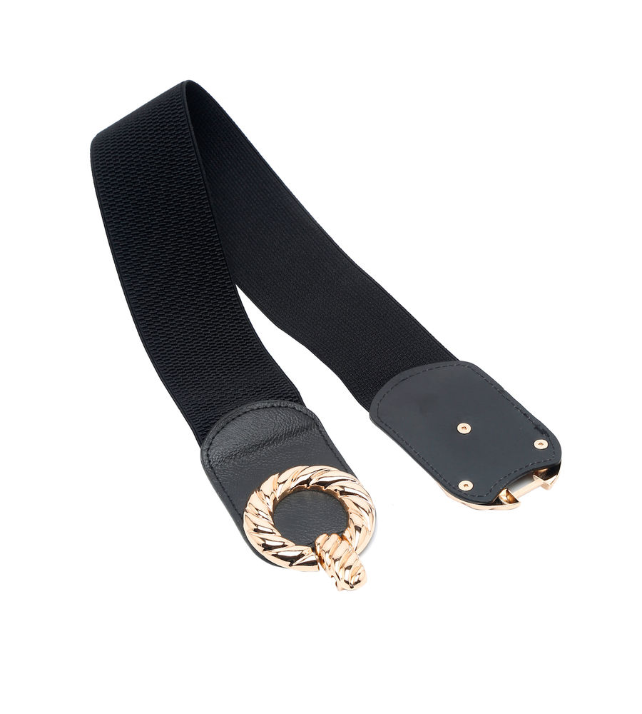 YouBella Jewellery Celebrity Inspired Adjustable Kamarband Waist Belt for Women/Girls (Black) (YB_Belt_88)