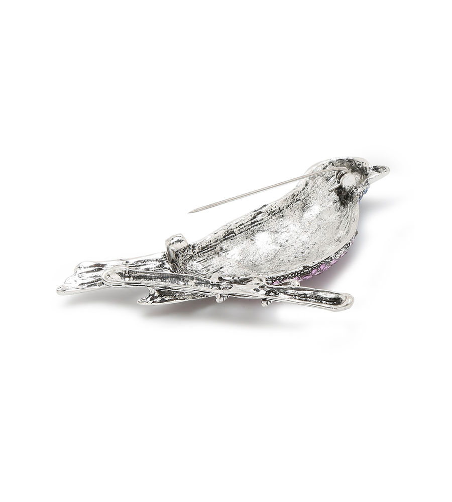 YouBella Jewellery for Women Stylish Celebrity Inspired Bird Shape Brooch for Women/Men/Girls/Boys (Multi) (YB_Brooch_151)