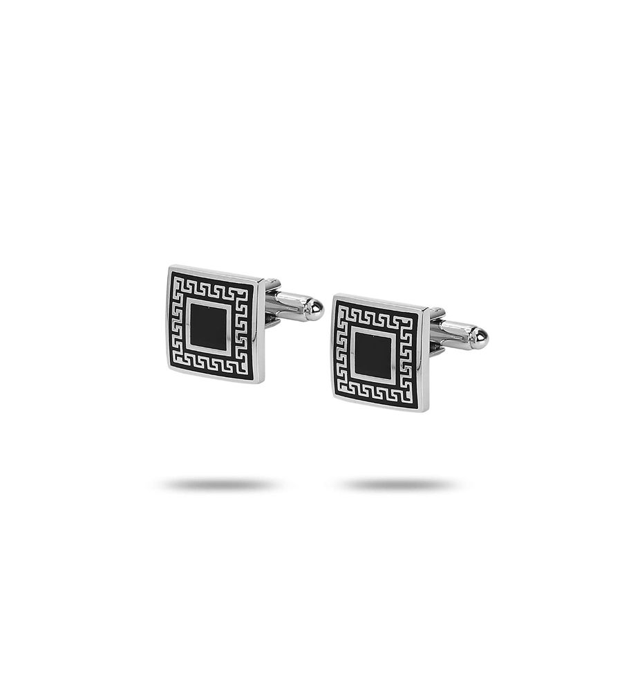 YouBella Jewellery Valentine Gifts for Men Latest Stylish Silver Plated Formal Cuff Links Cufflinks Set for Men