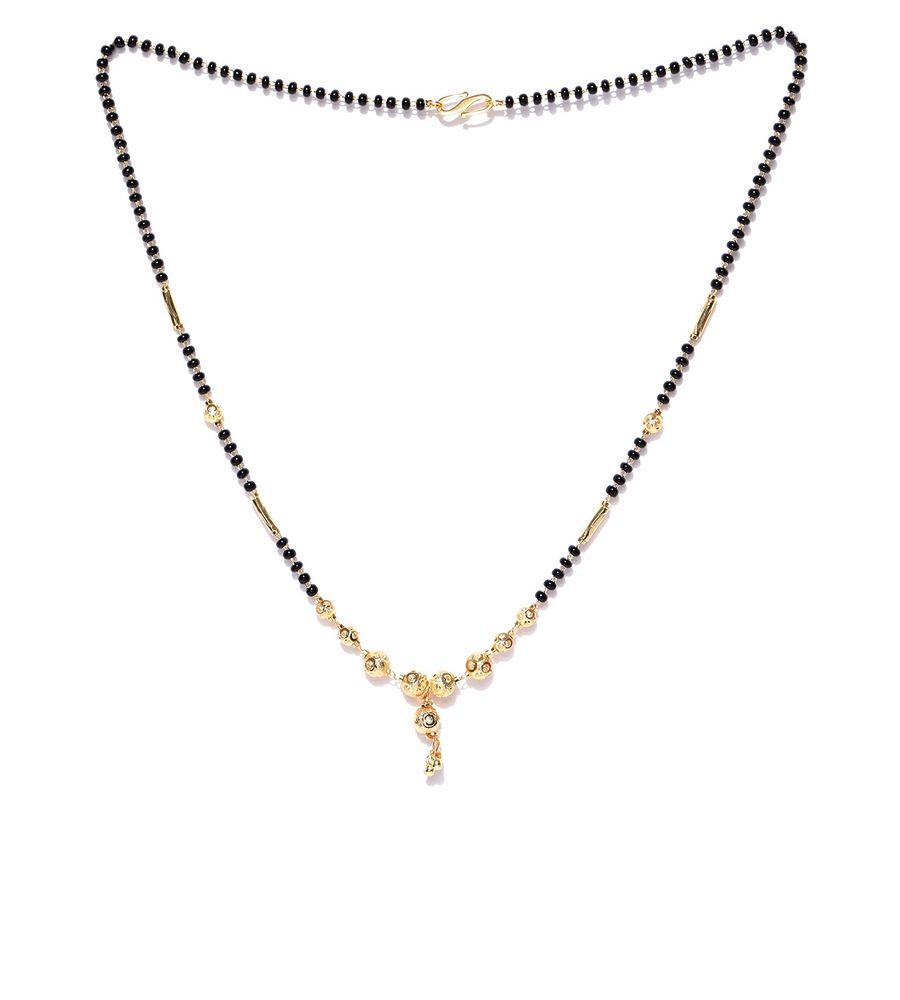 YouBella Set of 3 Gold-Plated Mangalsutras