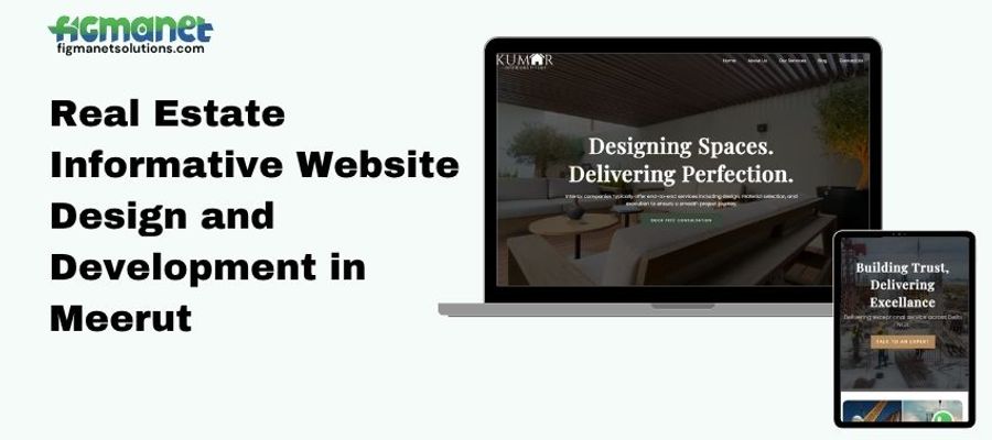 Real Estate Informative Website Design and Development in Meerut