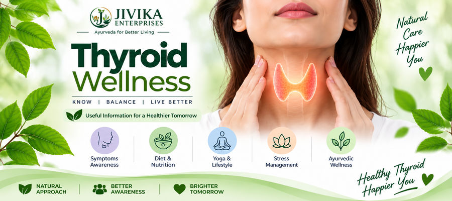 थायराइड की समस्या: कारण, लक्षण, जीवनशैली और आयुर्वेदिक सपोर्ट में ThyroShree Tablet की भूमिका