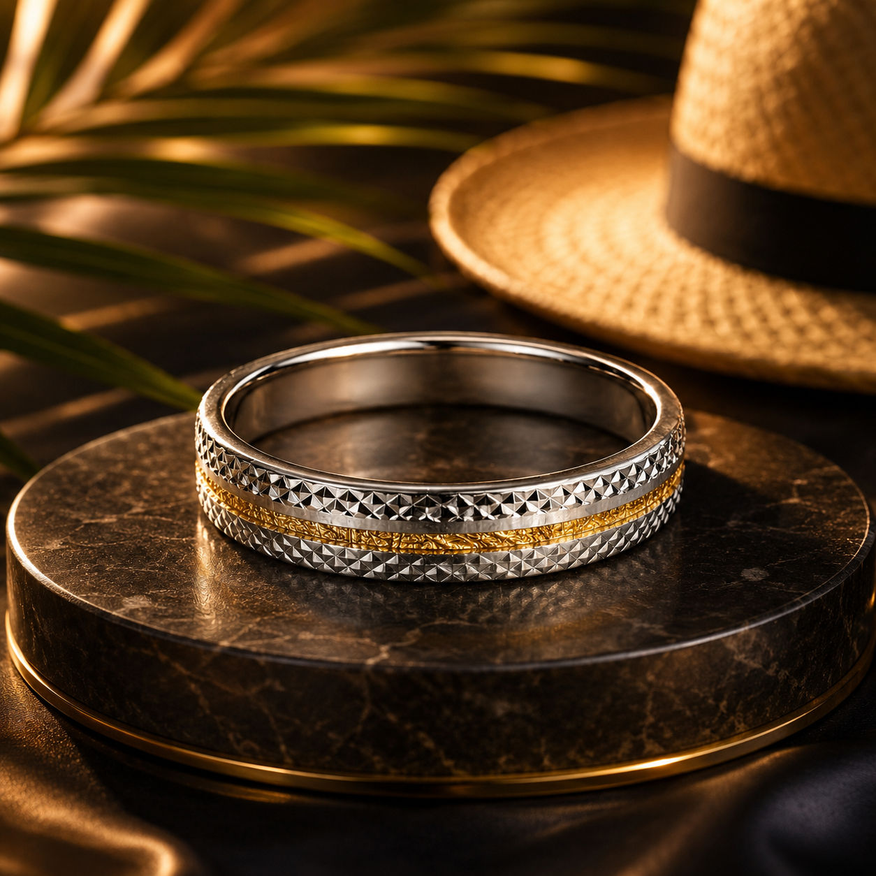 Crystal Apex Dual Ring