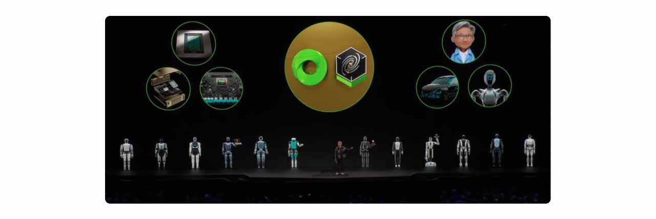 Nvidia’s AI strategy centers on enhancing AI reasoning capabilities and deploying AI in real-world applications (Edge AI).