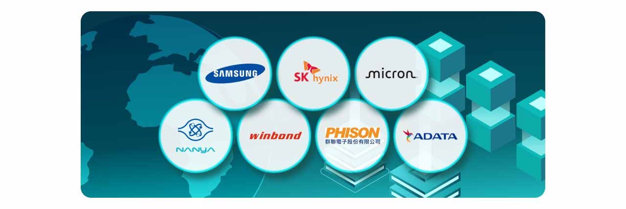 Global suppliers for memory.