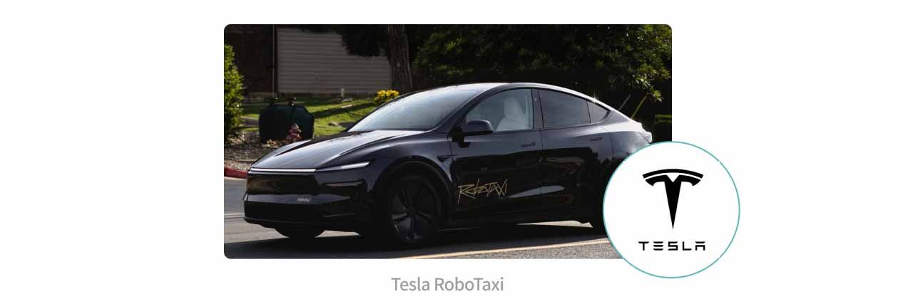 Picture of Tesla RoboTaxi.