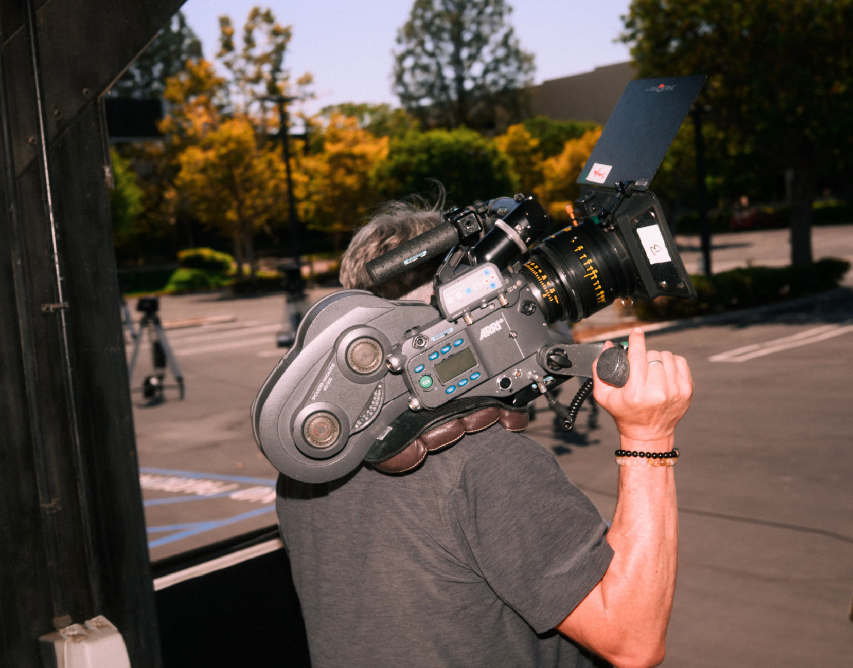 On set with FA