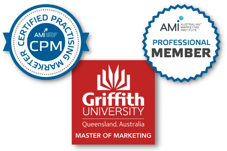 Academic Qualifications and Professional Affiliation badges