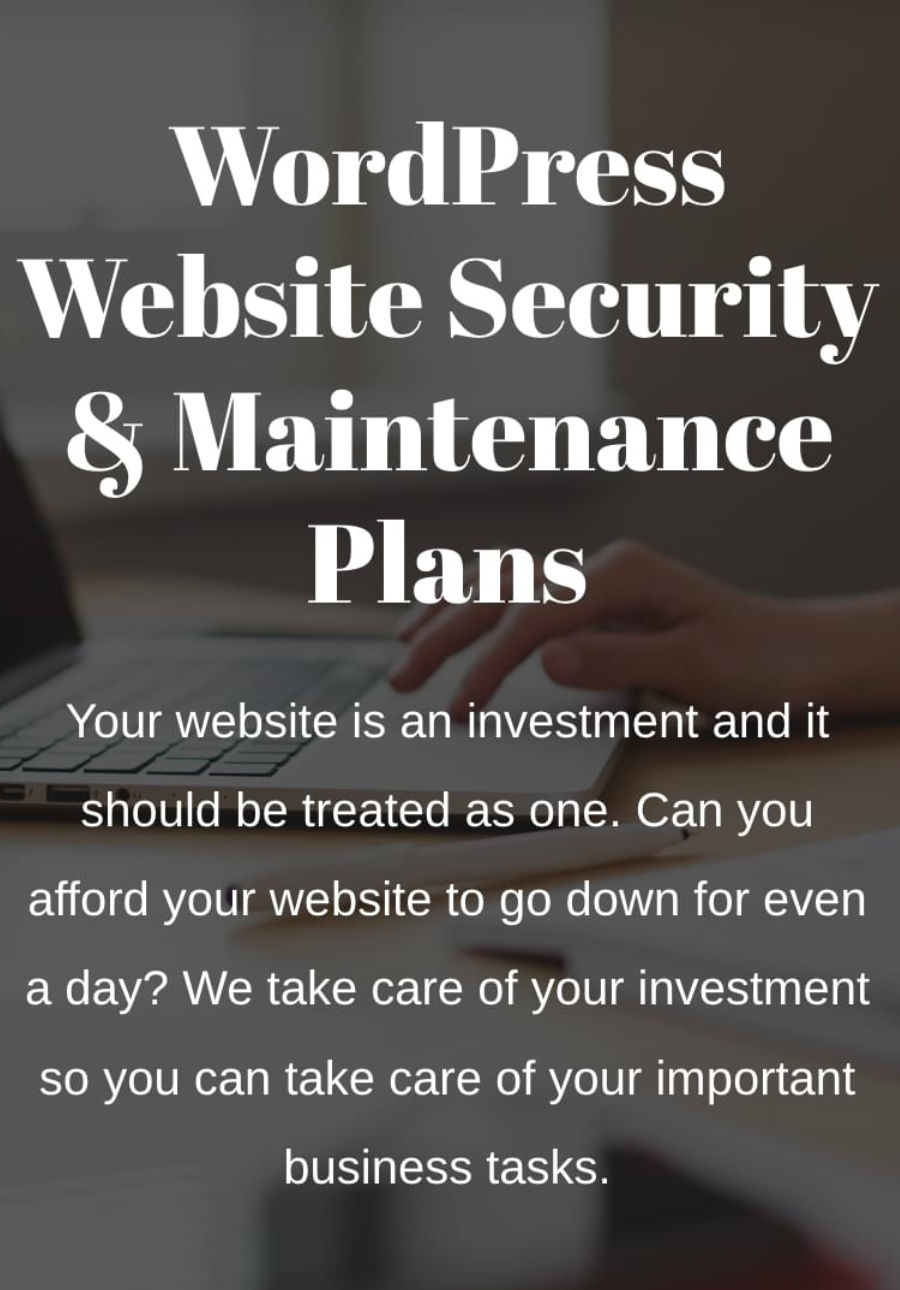 Wordpress Security & Maintenance Plans