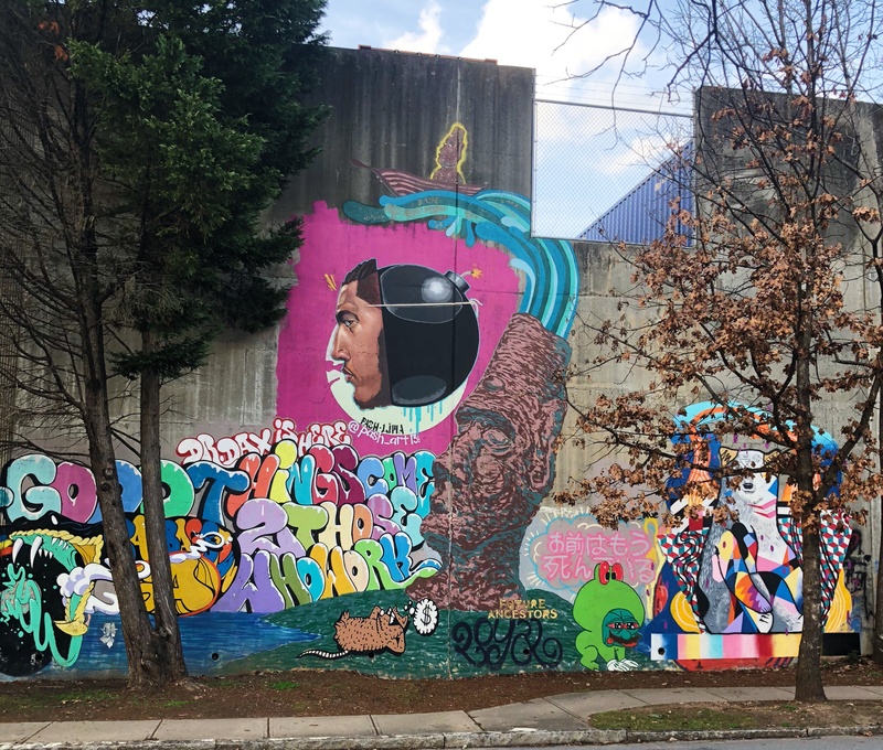 mural in Atlanta by artist Pash Lima.