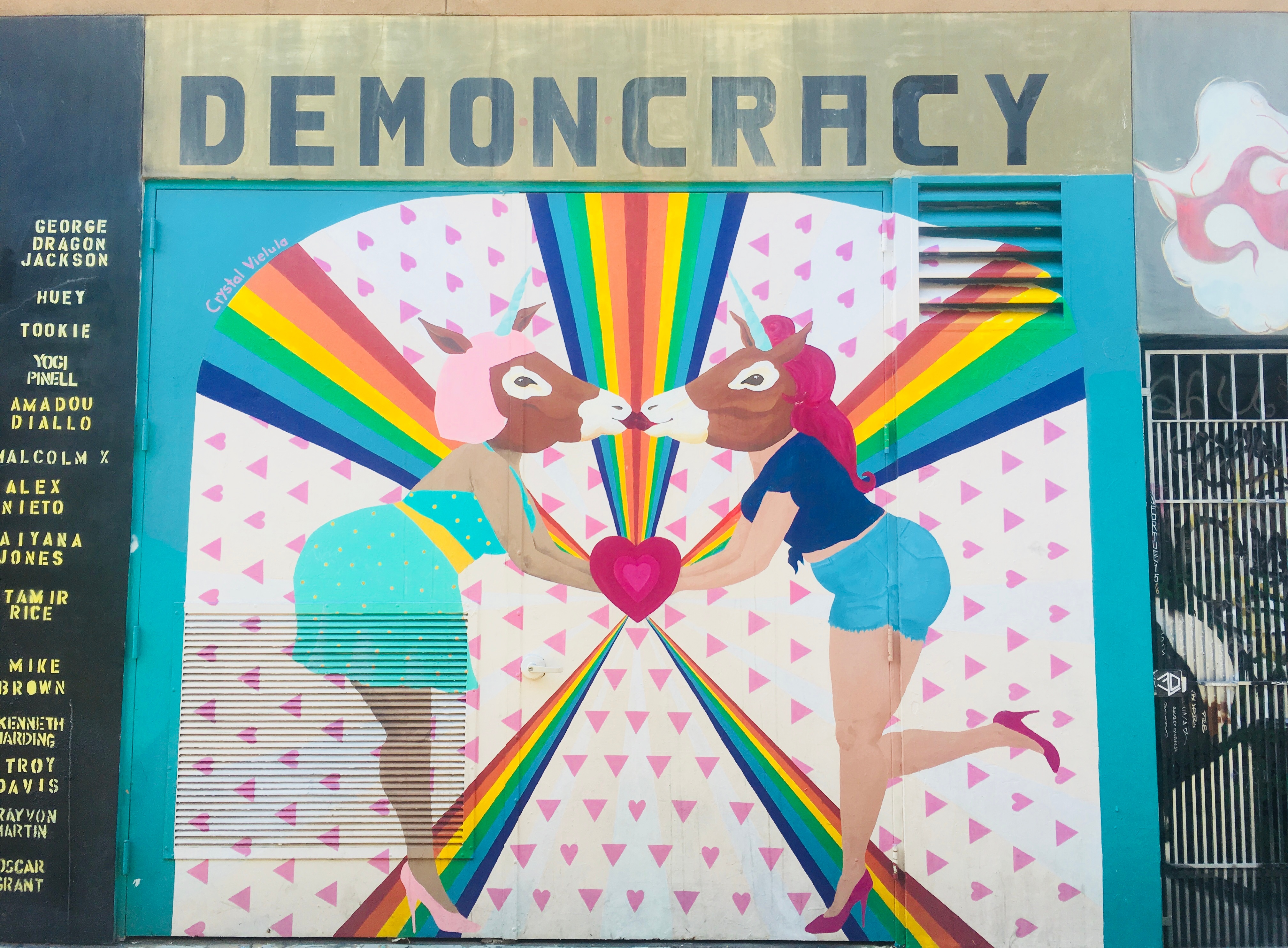 mural in San Francisco by artist Crystal Vielula.