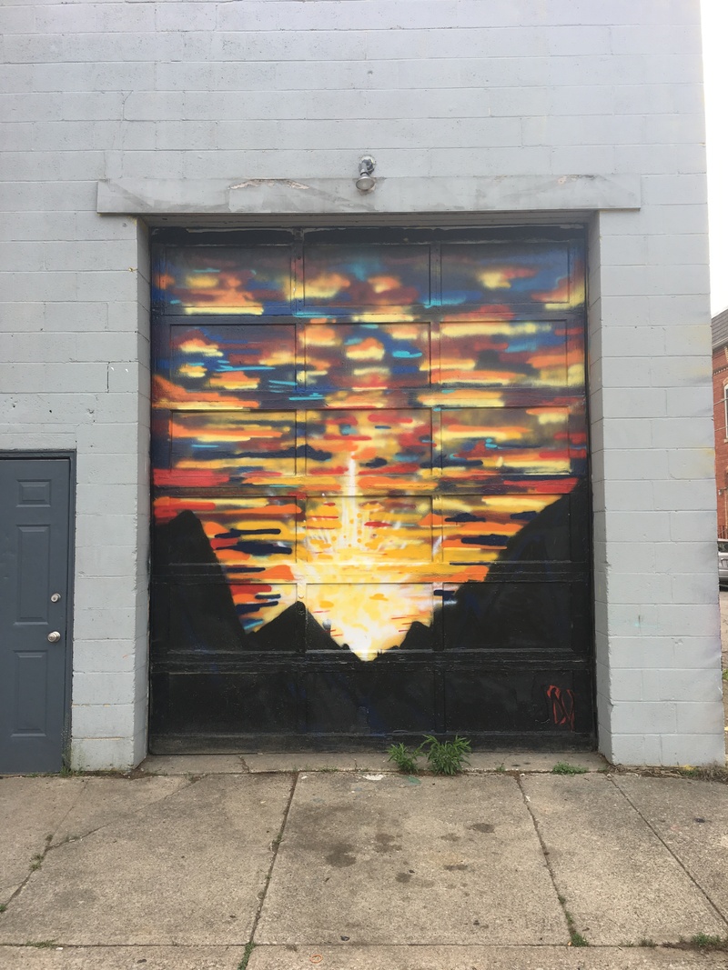 mural in Columbus by artist unknown.