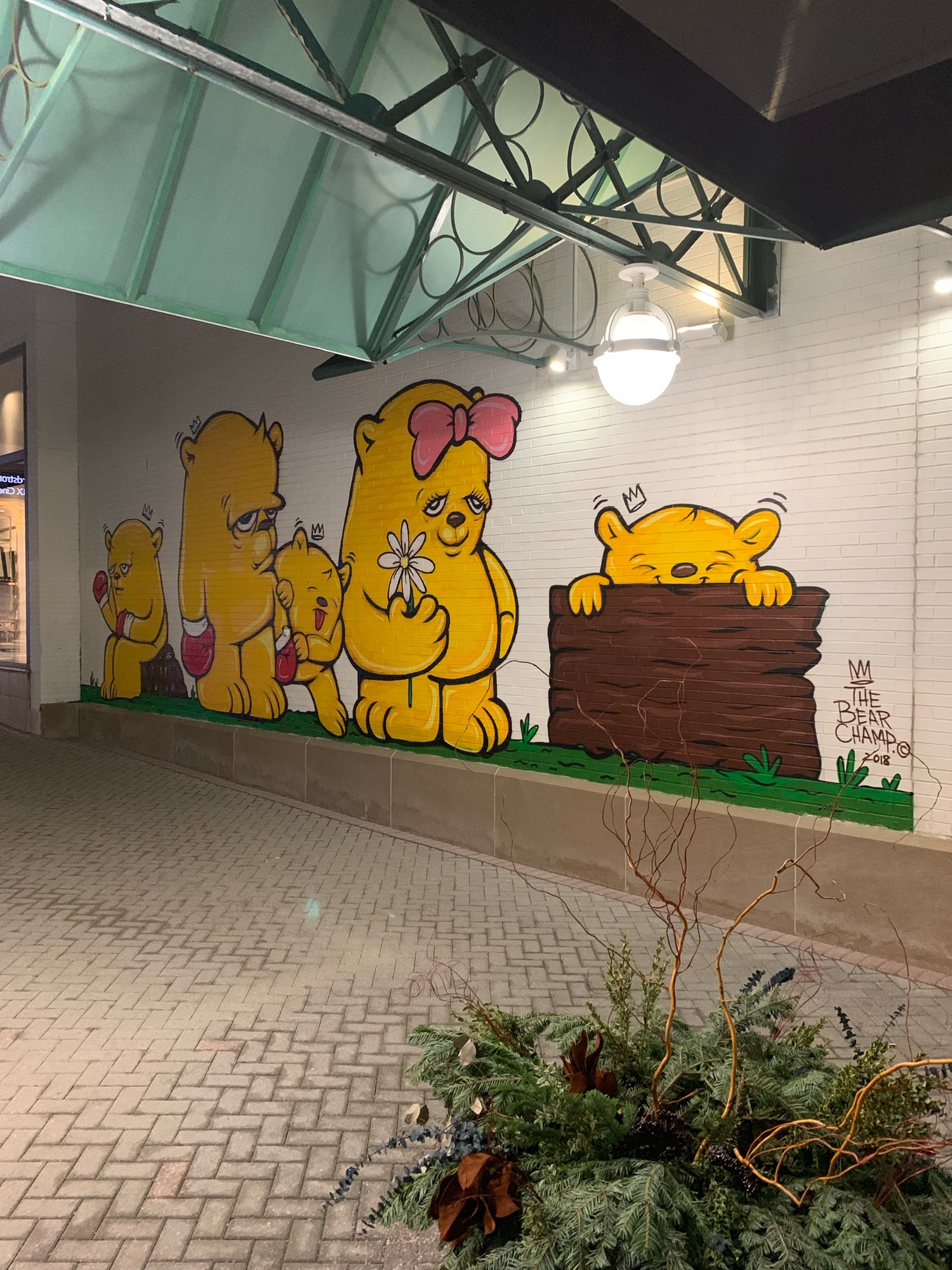 mural in Skokie by artist The Bear Champ.