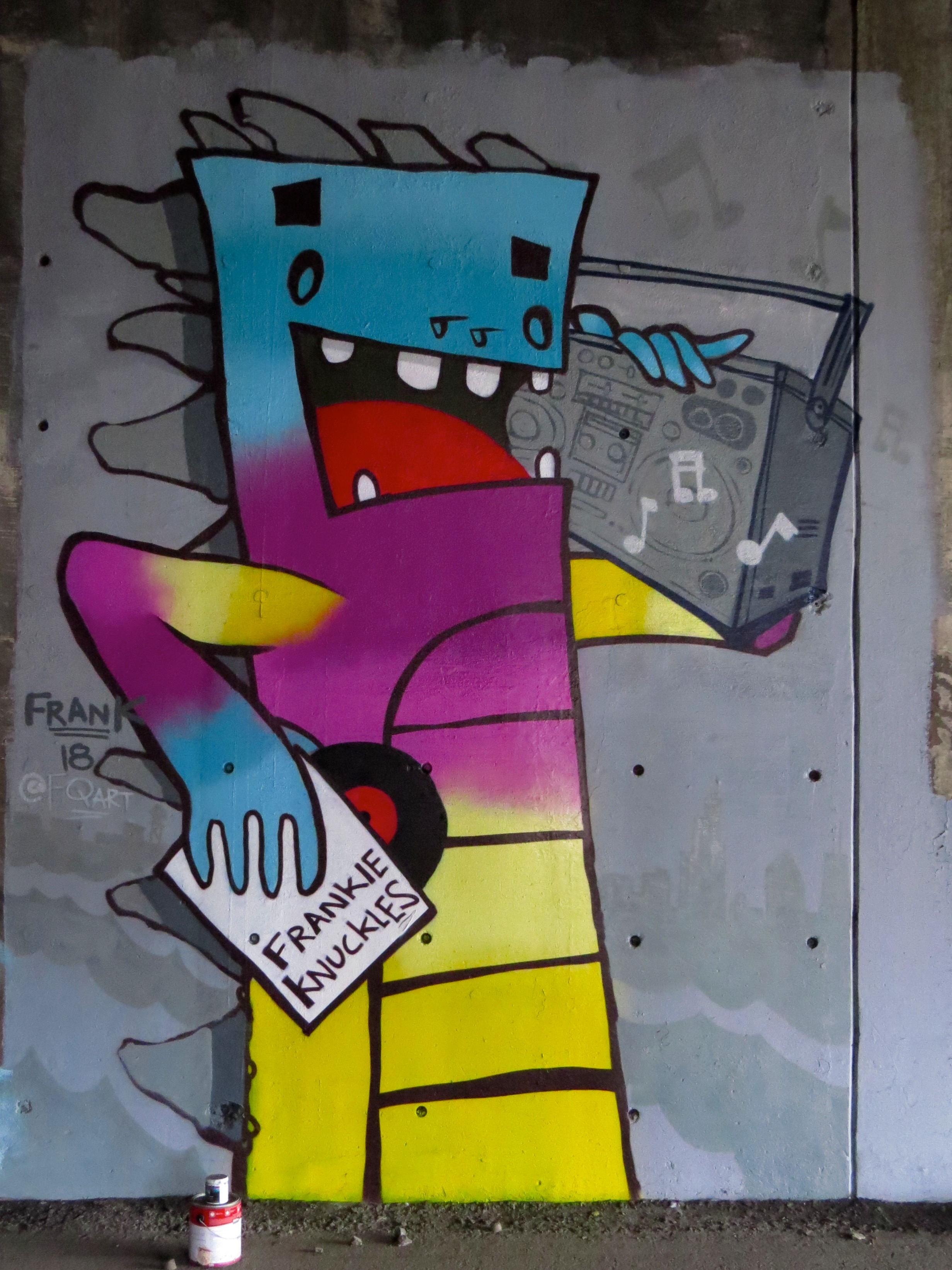 mural in Chicago by artist FQart.