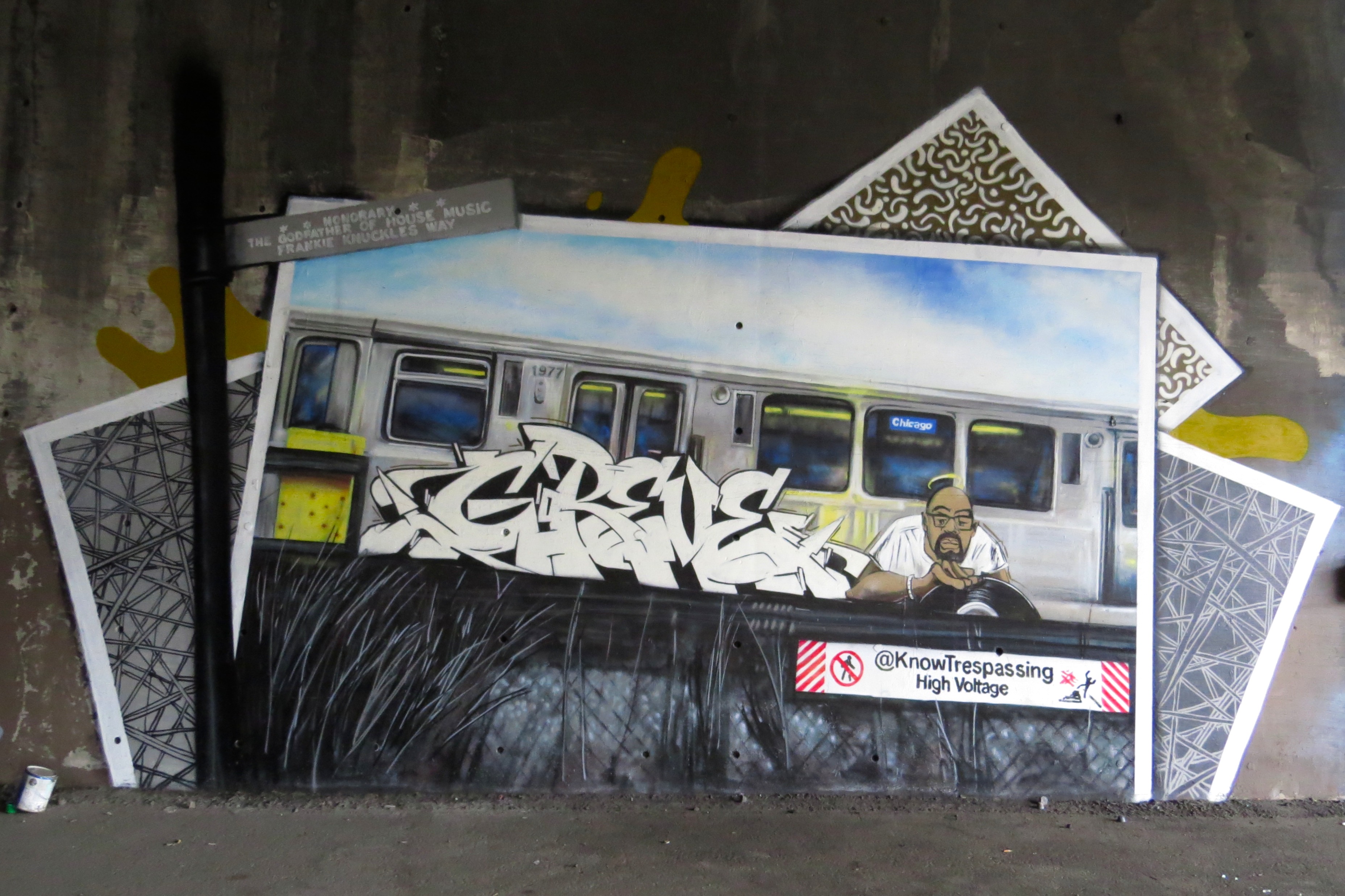 mural in Chicago by artist Greve.