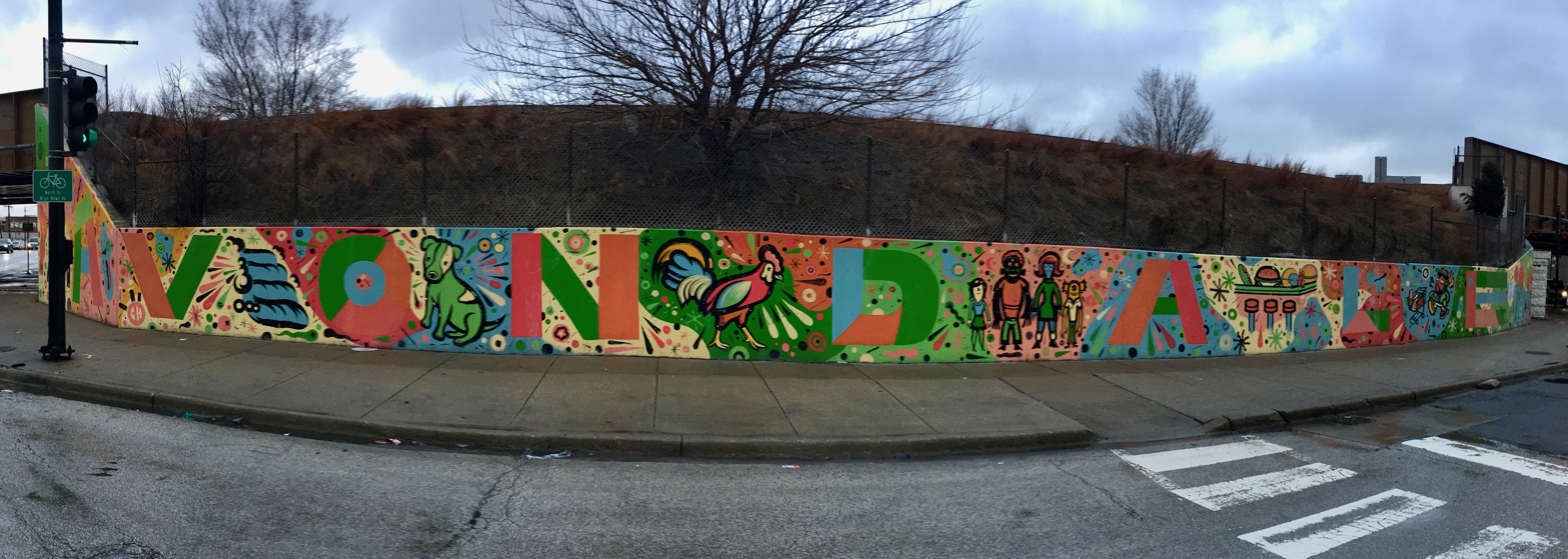 mural in Chicago by artist CHema Skandal.