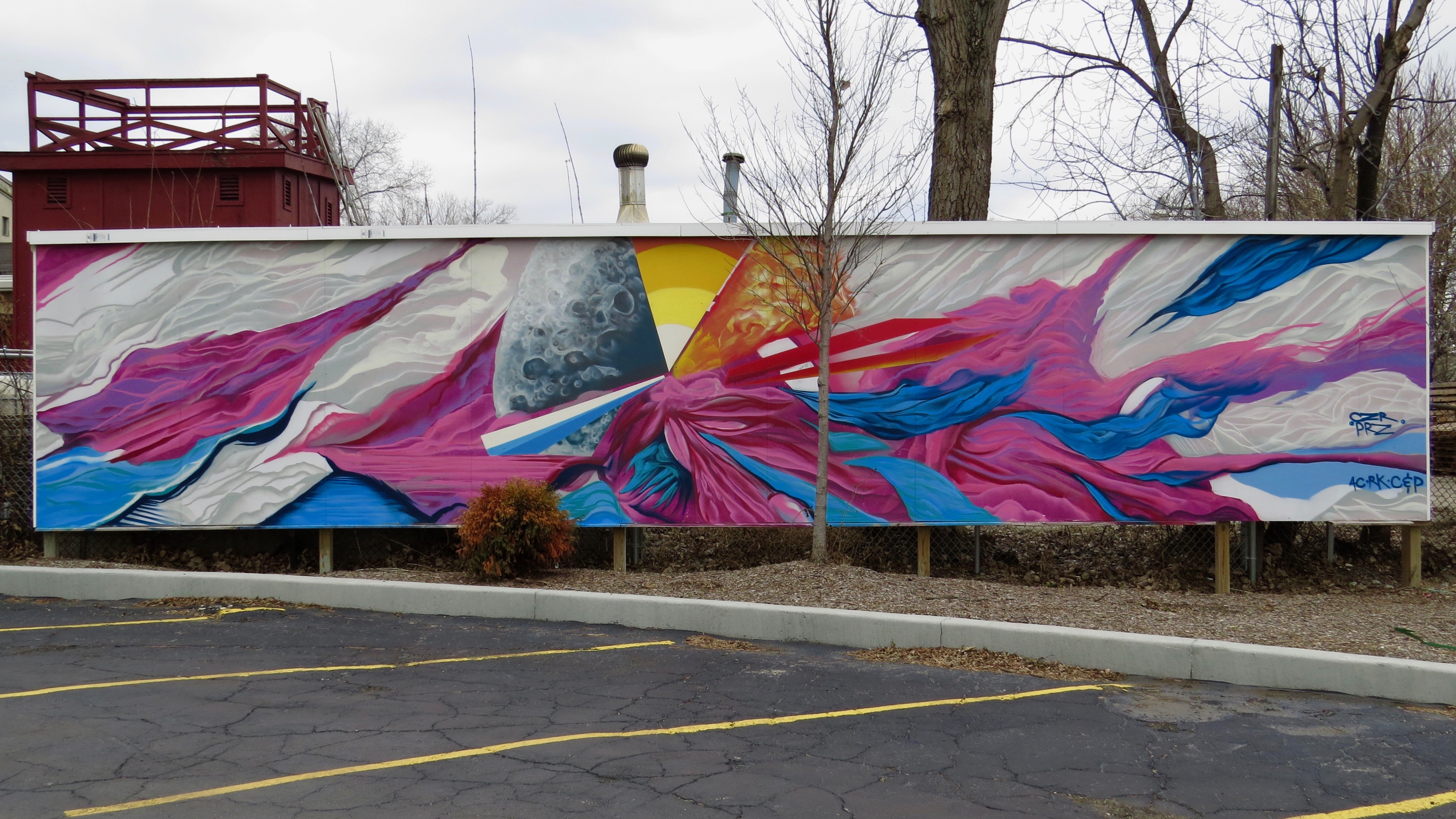 mural in Chicago by artist Czr Prz.