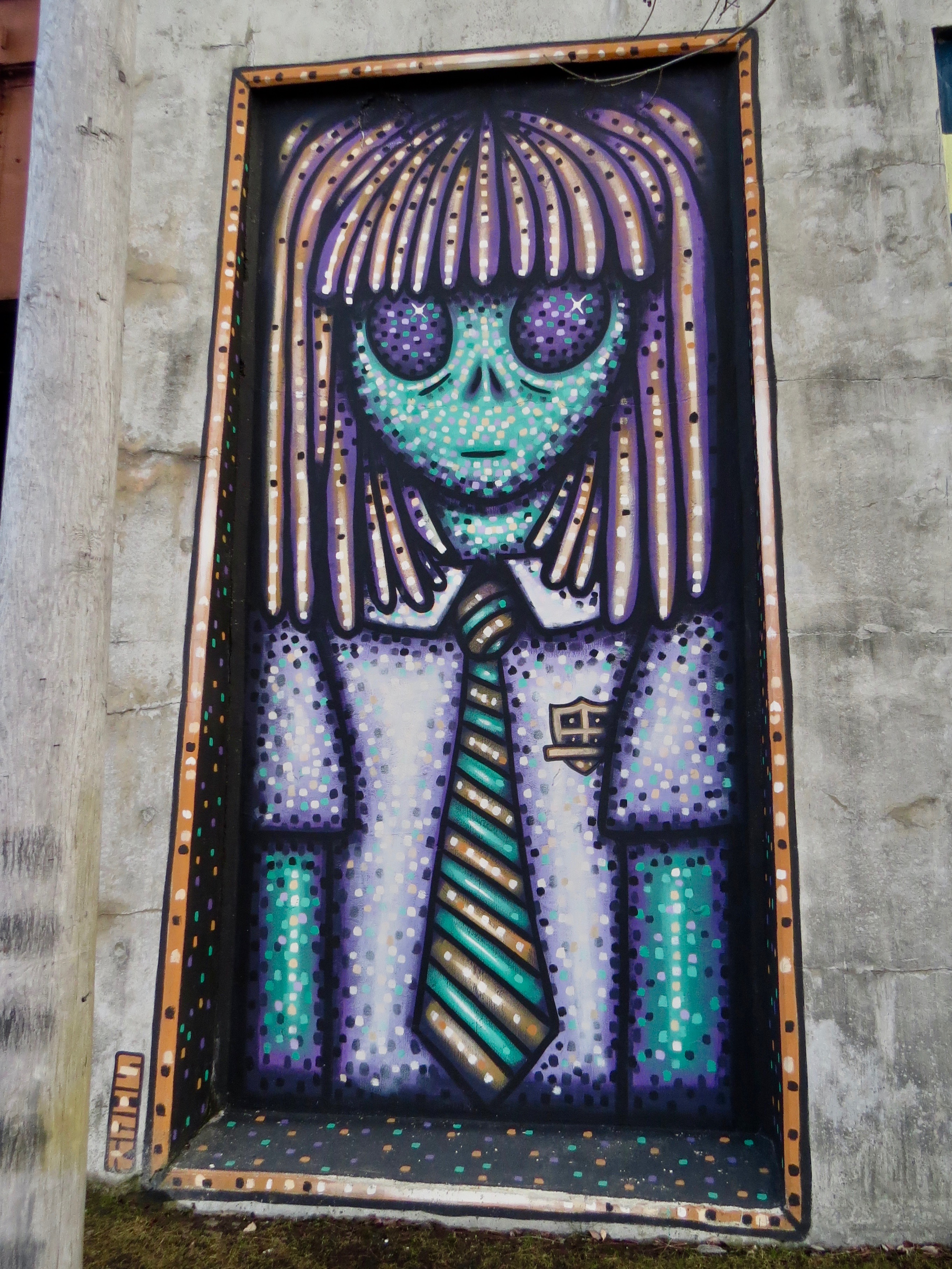 mural in Chicago by artist Sick Fisher.